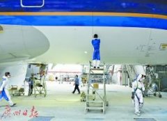 澳门太阳城集团：中国首架A380飞机完成体检 “巨无霸”体检不简单